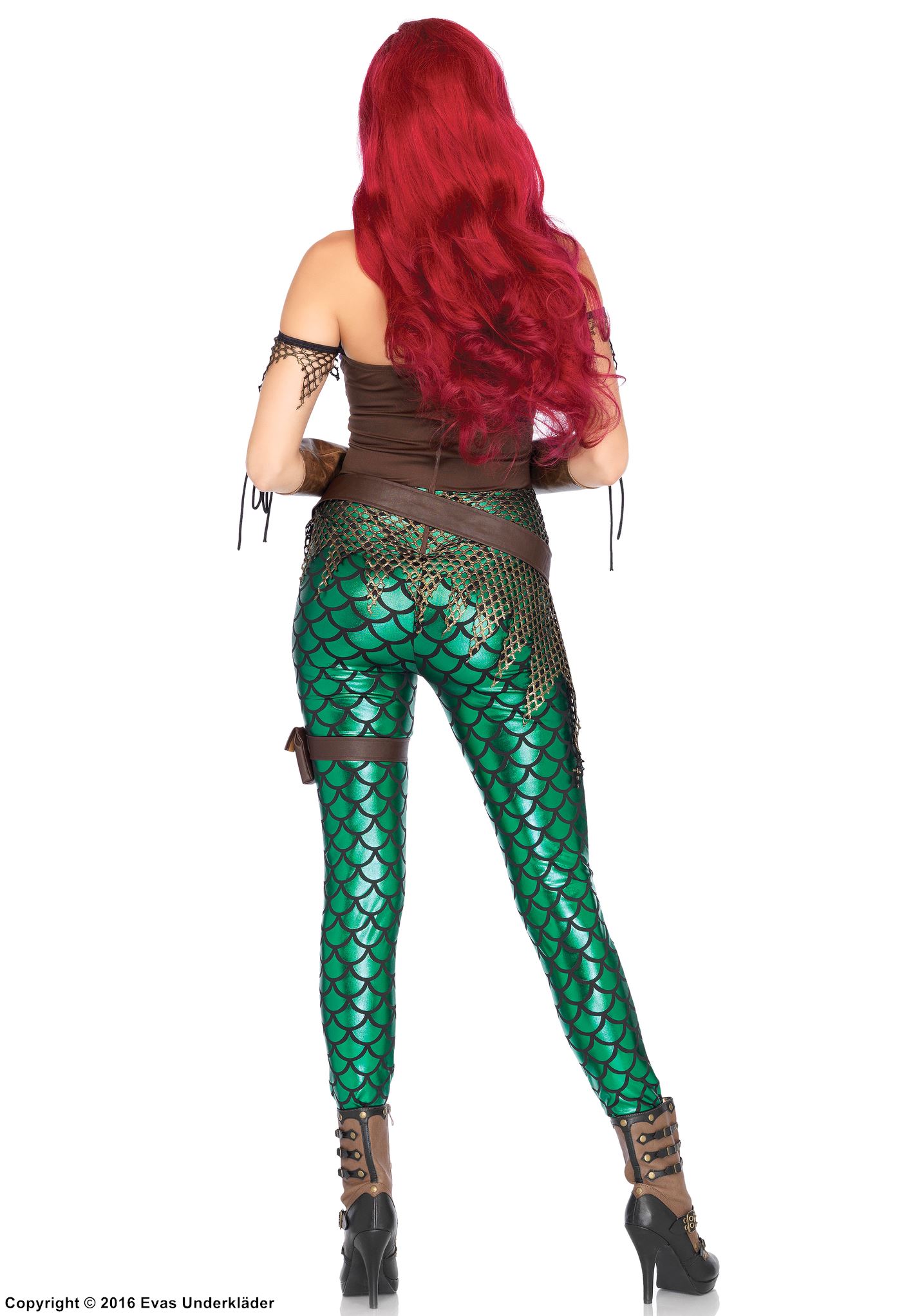 Mera fra Aquaman, kostyme-catsuit, fiskeskjell